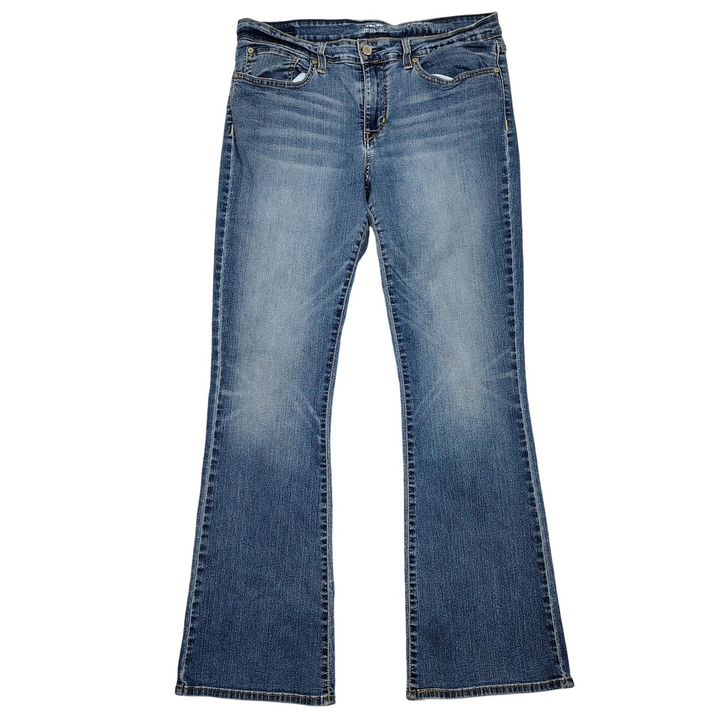 Signature by Levi Strauss Jeans Women 16M Blue Modern Boot Cut Denim Cotton